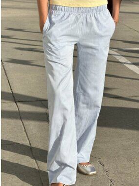 NWT Harrison Boxer Stripe Pant in Blue Size M